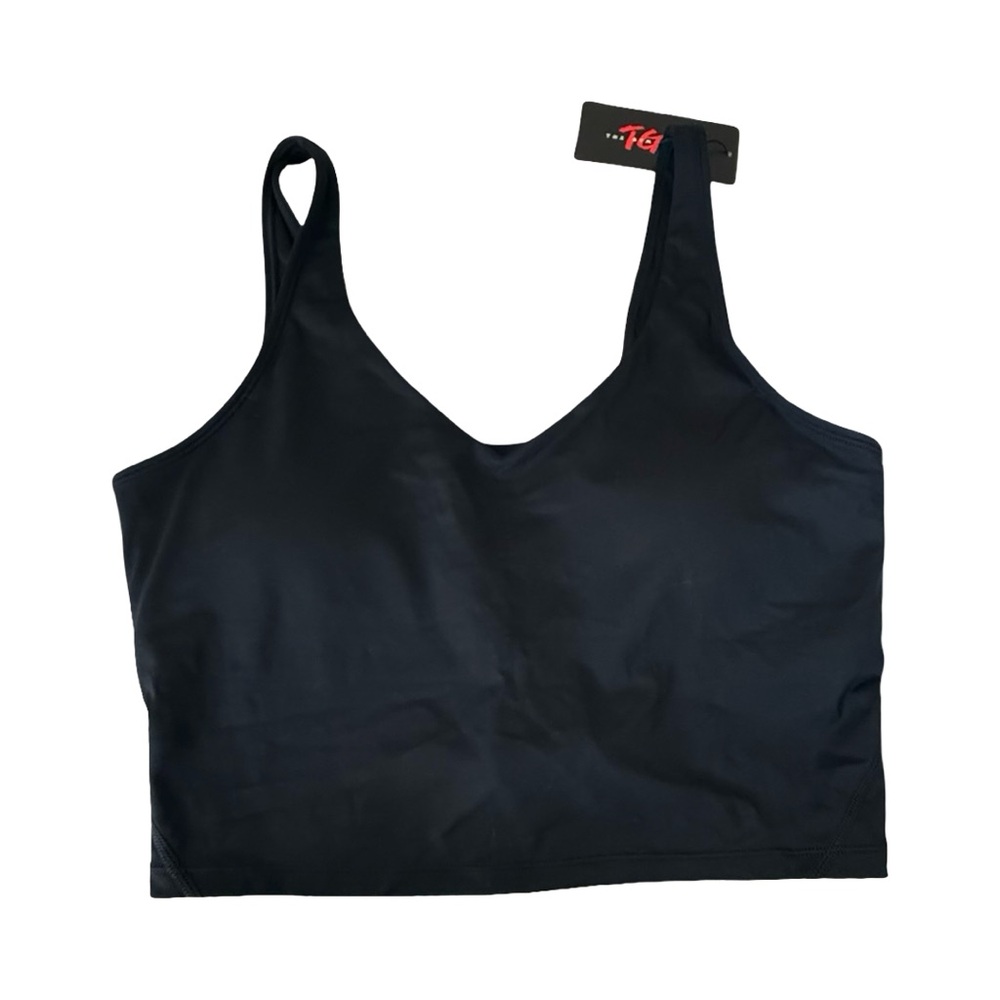 NWT Black Padded Sports Top XL